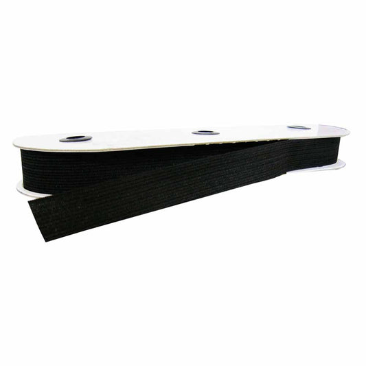 UNIQUE Belting Elastic - 25 mm x 17 m - Black