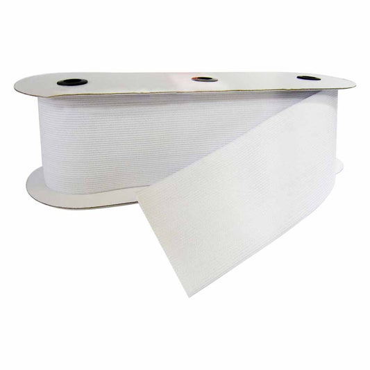 UNIQUE Belting Elastic 75 mm x 17 m – White