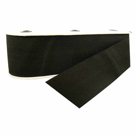 UNIQUE Belting Elastic - 75 mm x 17 m - Black