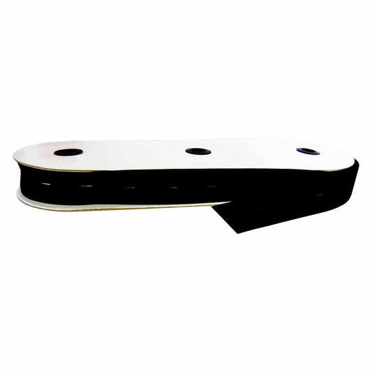 UNIQUE Buttonhole Elastic 25 mm x 17 m – Black