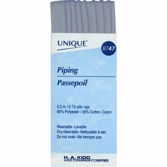 UNIQUE Corded Piping – 3.2 mm x 2.3 m (1/8" x 2.5 yd) – Blue