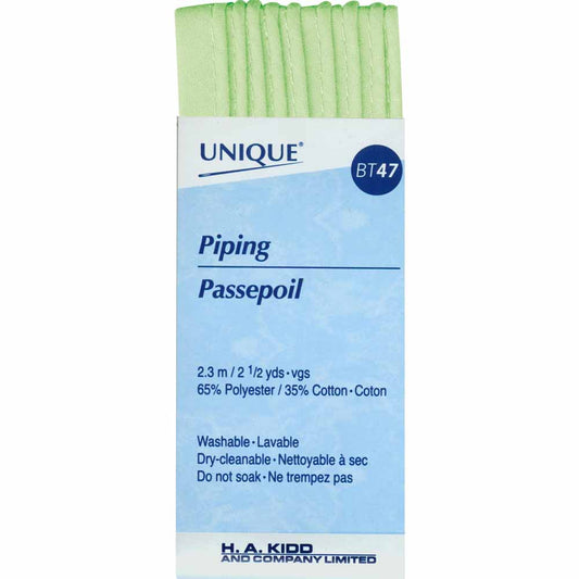 UNIQUE Corded Piping – 3.2 mm x 2.3 m (1/8" x 2.5 yd) – Sea Foam