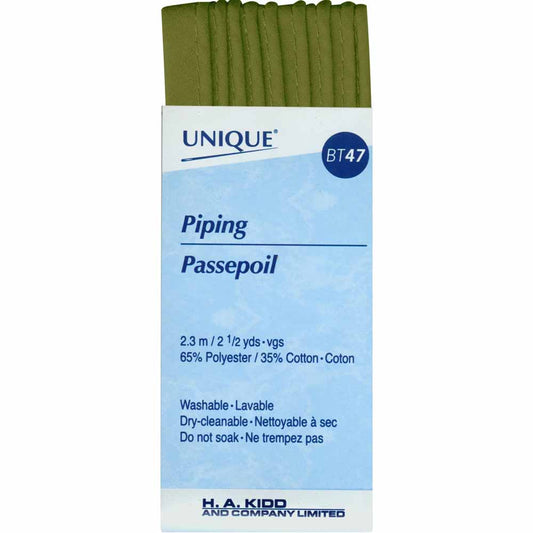 UNIQUE Corded Piping – 3.2 mm x 2.3 m (1/8" x 2.5 yd) – Olive