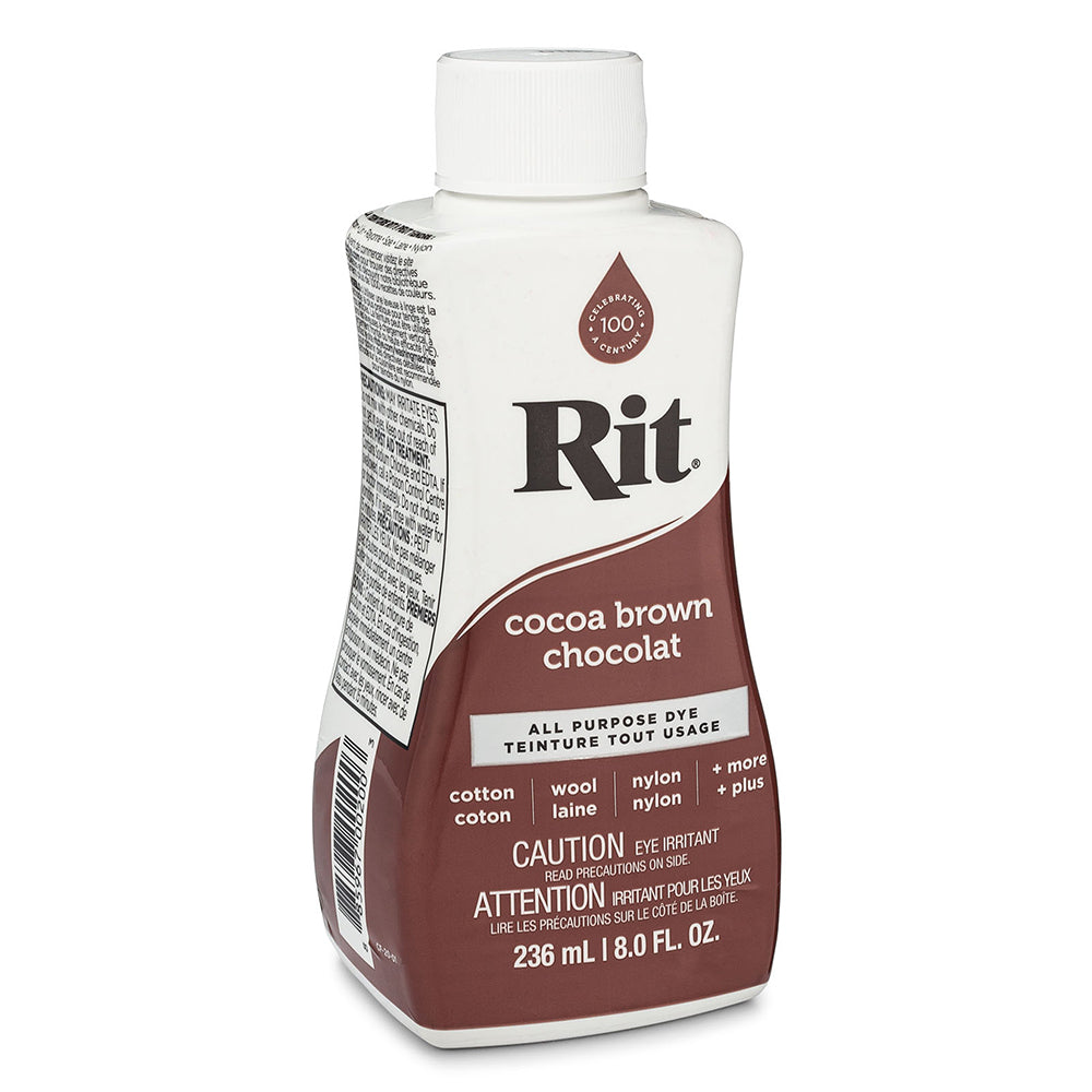 RIT All-Purpose Liquid Dye 236 mL (8 fl oz) Cocoa Brown