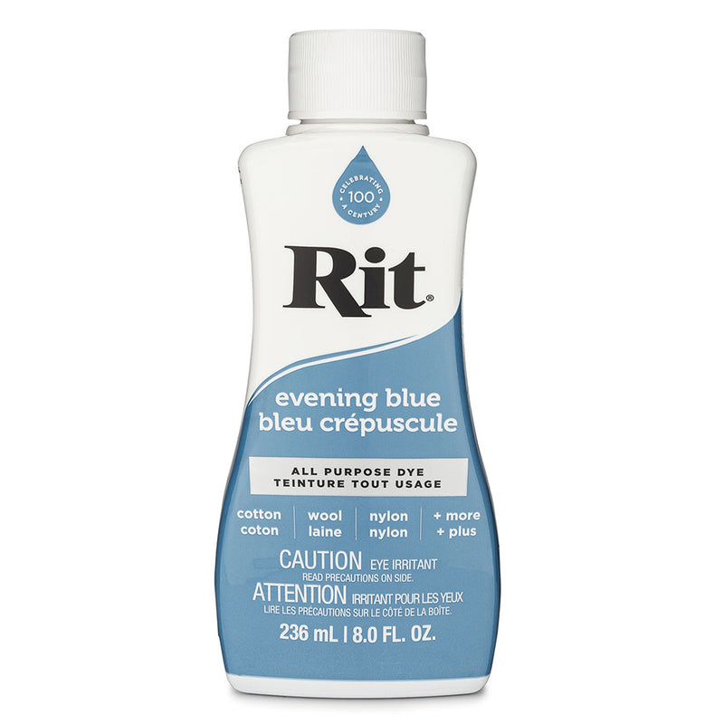 Teinture liquide tout usage RIT – bleu crépuscule – 236ml (8 oz)
