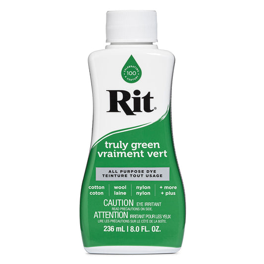 RIT All-Purpose Liquid Fabric Dye 236 mL (8 fl oz) Truly Green