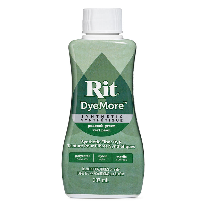 Teinture liquide RIT DyeMore pour les fibres synthétiques - vert paon - 207 ml (7 oz)
