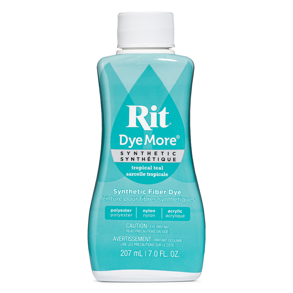 RIT Dyemore Liquid Dye for Synthetic Fibers 207 ml (7 Oz) Tropical Teal