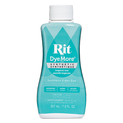 RIT Dyemore Liquid Dye for Synthetic Fibers 207 ml (7 Oz) Tropical Teal