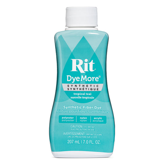 RIT Dyemore Liquid Dye for Synthetic Fibers 207 ml (7 Oz) Tropical Teal