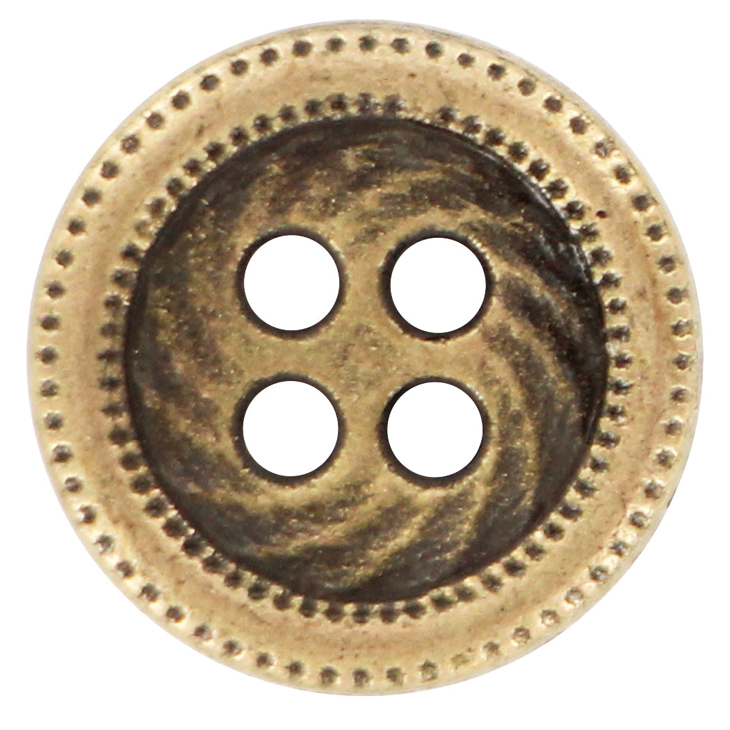 ELAN 4-Hole Button 15 mm (5/8 in) 2-Count