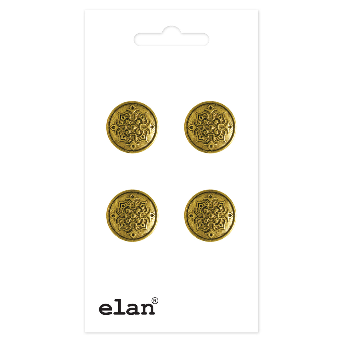 ELAN Shank Button 13 mm (1/2 in.) - 4 count