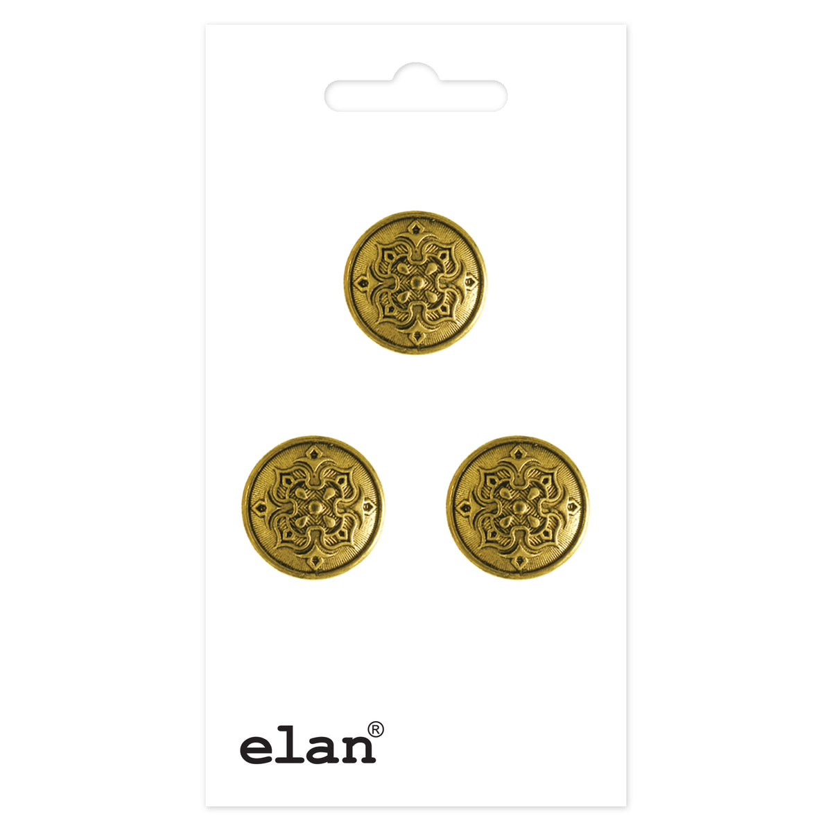 ELAN Shank Button 15 mm (5/8 in.) - 3 count