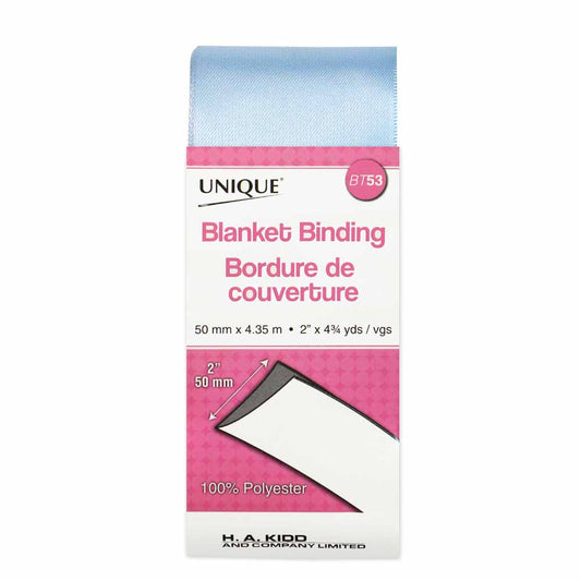 UNIQUE Blanket Binding 52 mm x 4.35 m – Light Blue