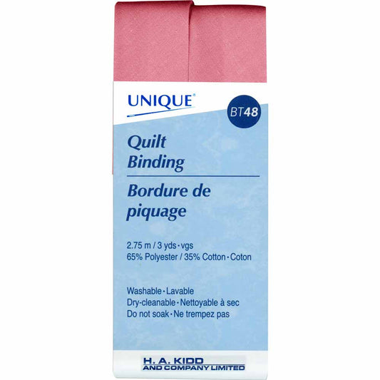 UNIQUE Quilt Binding 25mm x 2.75m - Bright Pink