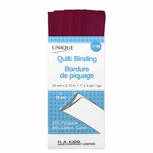 UNIQUE Quilt Binding 25mm x 2.75m – Fuchsia
