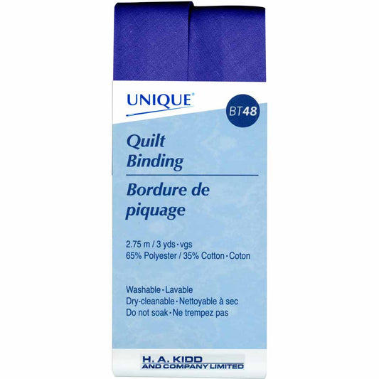 UNIQUE Quilt Binding 25mm x 2.75m - Royal