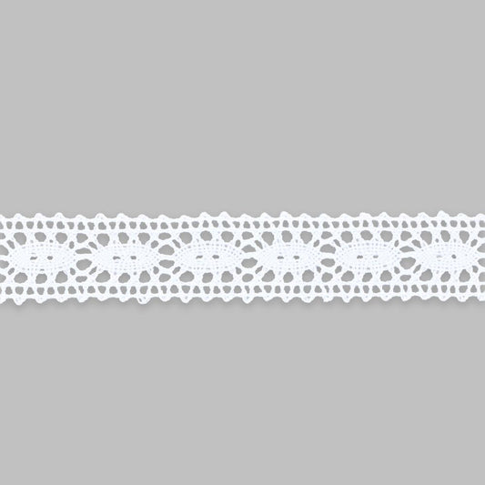 CREATIV DECOR Lace 25 mm White
