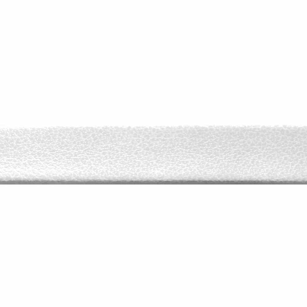 CREATIV DÉCOR Glossy Faux Leather Tape – White – 10mm x 25m