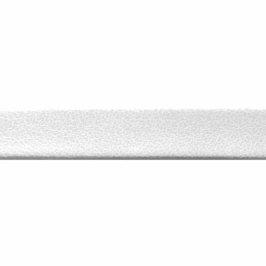 CREATIV DÉCOR Glossy Faux Leather Tape – White – 10mm x 25m