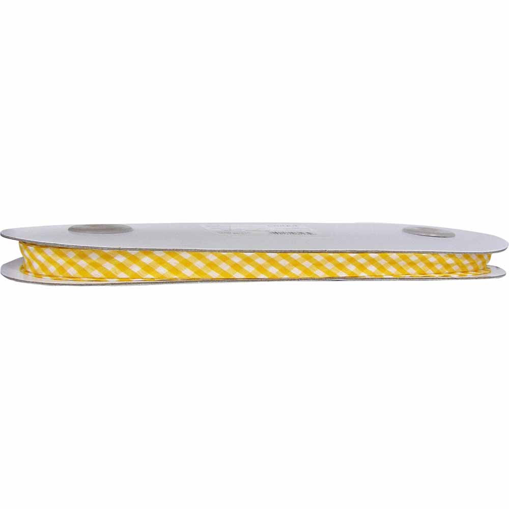 UNIQUE Extra Wide Double Fold Printed Bias Tape 14 mm × 25 m – Orange