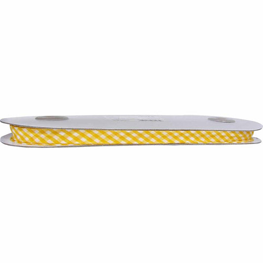 UNIQUE Extra Wide Double Fold Printed Bias Tape 14 mm × 25 m – Orange