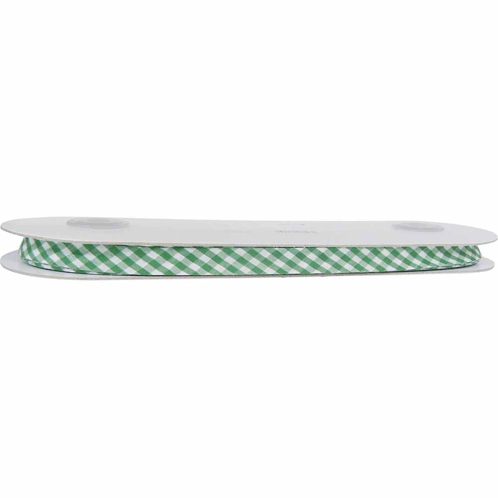 UNIQUE Extra Wide Double Fold Printed Bias Tape 14 mm × 25 m – Kelly
