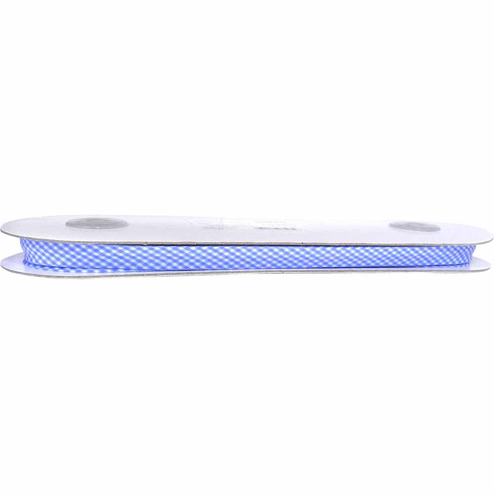 UNIQUE Extra Wide Double Fold Printed Bias Tape 14 mm × 25 m – Baby Blue