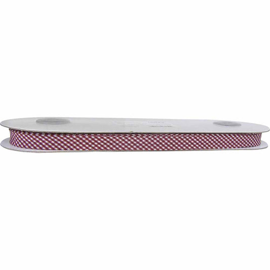 UNIQUE Extra Wide Double Fold Printed Bias Tape 14 mm × 25 m – Wine