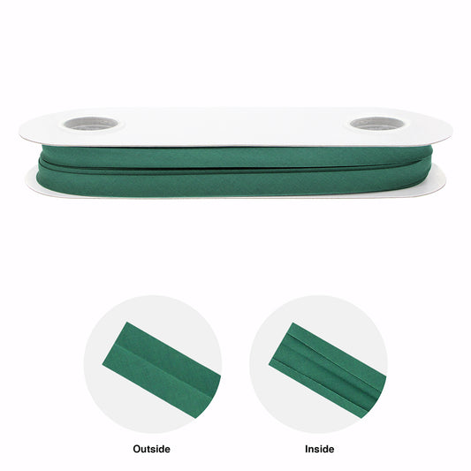 UNIQUE Extra Wide Double Fold Bias Tape — 16mm x 25m — Hunter
