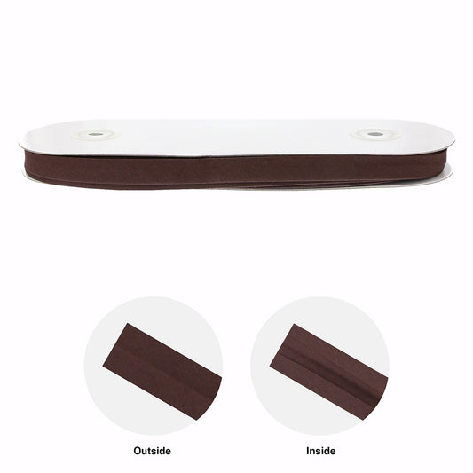 UNIQUE Extra Wide Double Fold Bias Tape 16mm x 25m – Brown