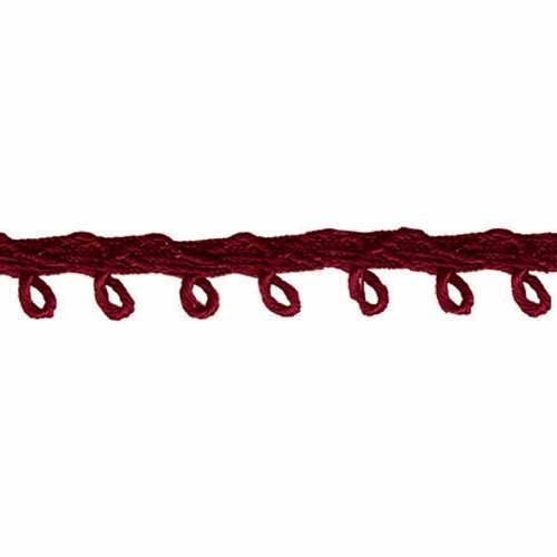 CREATIV DÉCOR Picot Trim – 6 mm × 25 m – Wine