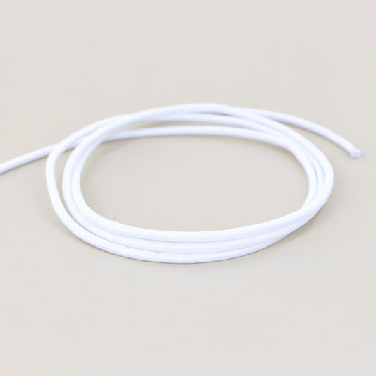 CREATIV DECOR Elastic Cord 3 mm White