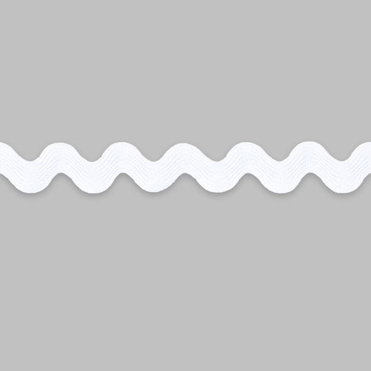CREATIV DECOR Ric Rac Trim 13 mm White