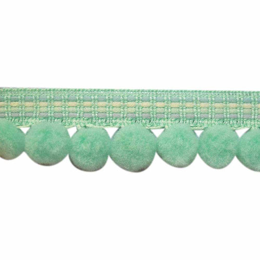 CREATIV DÉCOR Ball Fringe – Green – 29mm x 15m