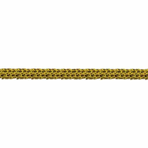 CREATIV DÉCOR Metallic Braided Cord – Gold – 4mm × 25m