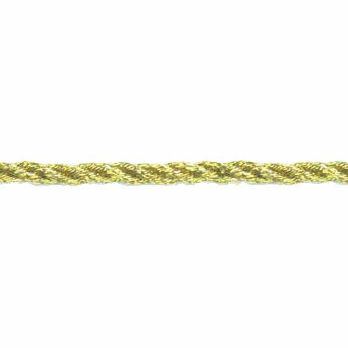 CREATIV DÉCOR Metallic Twisted Cords 2mm x 36m - Gold