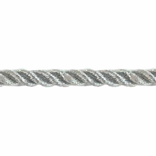 CREATIV DÉCOR Metallic Twisted Cords 4mm x 18m - Silver