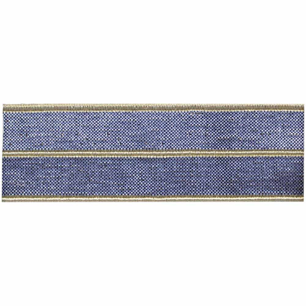 CREATIV DÉCOR Metallic Elastic Stripe 18mm x 10m - Beige/Silver