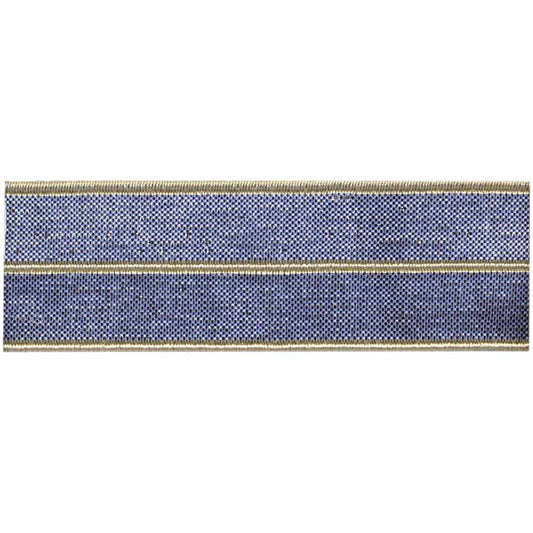CREATIV DÉCOR Metallic Elastic Stripe 18mm x 10m - Beige/Silver