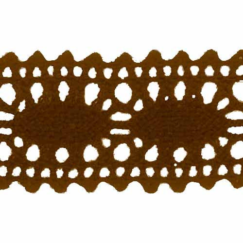 CREATIV DÉCOR Lace 25mm x 20m - Brown