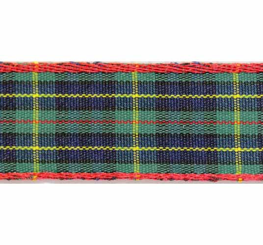 CREATIV DÉCOR Tartan Ribbon – Green/Navy – 48mm x 25m