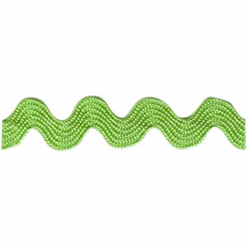 CREATIV DÉCOR Rick Rack – 9mm x 40m – Bright Green