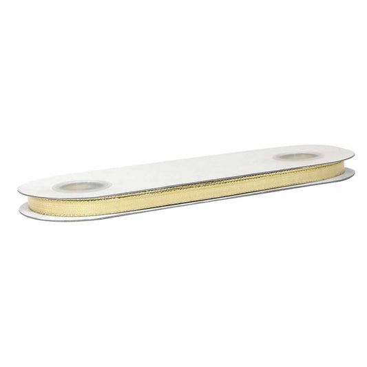 CREATIV DECOR Decorative Metallic Ribbon 9mm x 50m - Gold