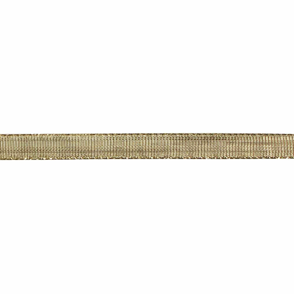 CREATIV DECOR Decorative Metallic Ribbon 9 mm x 50 m - Gold - alternate view