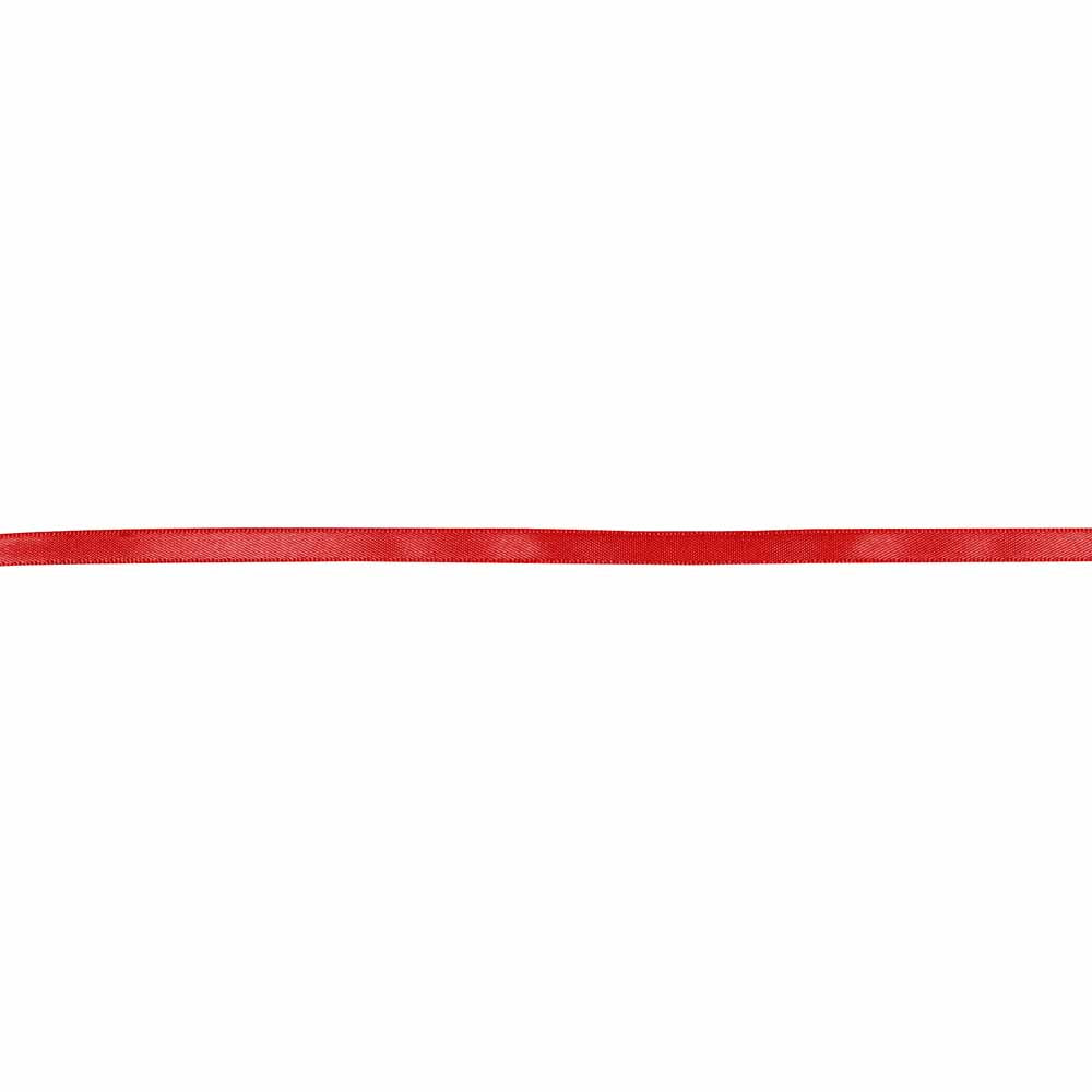 CREATIV DÉCOR Double Face Satin Ribbon 6 mm x 40m - Red - alternate view