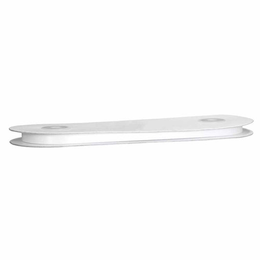 CREATIV DÉCOR Double Face Satin Ribbon 9mm x 40m - White