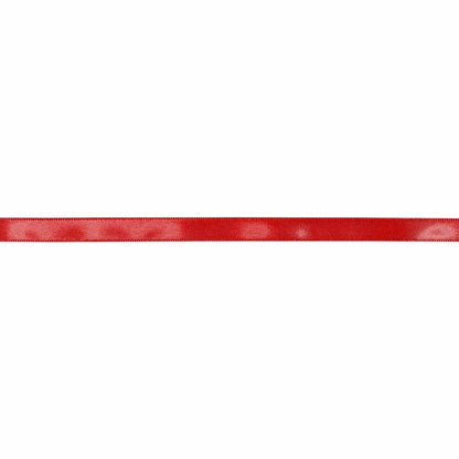 CREATIV DÉCOR Double Face Satin Ribbon 9 mm x 40m - Red - alternate view