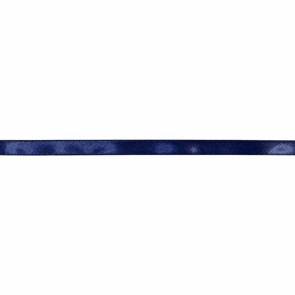 CREATIV DÉCOR Double Face Satin Ribbon – 9 mm × 40 m – Navy - alternate view