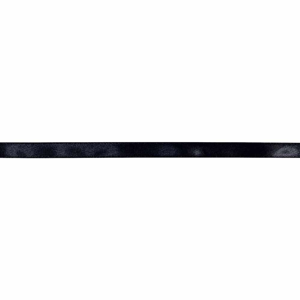 CREATIV DÉCOR Double Face Satin Ribbon 9 mm x 40m - Black - alternate view